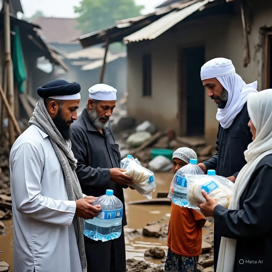 “Let us come together to heal their wounds.” “آئیے مل کر ان کے زخموں پر مرہم رکھیں۔”