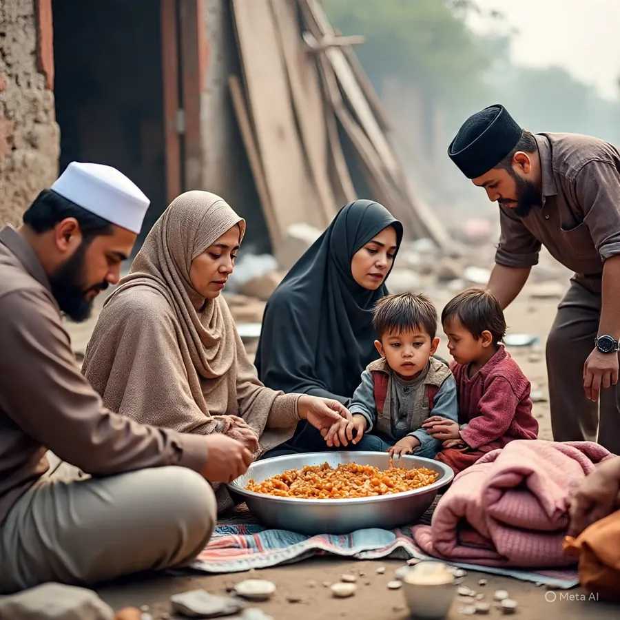 Support for Earthquake-Affected Families (زلزلہ سے متاثرہ خاندانوں کی مدد)